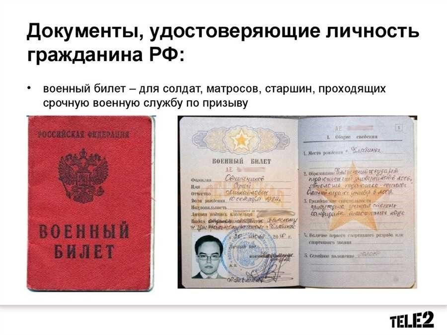 Документ подтверждающий личность в российской федерации получение виды требования